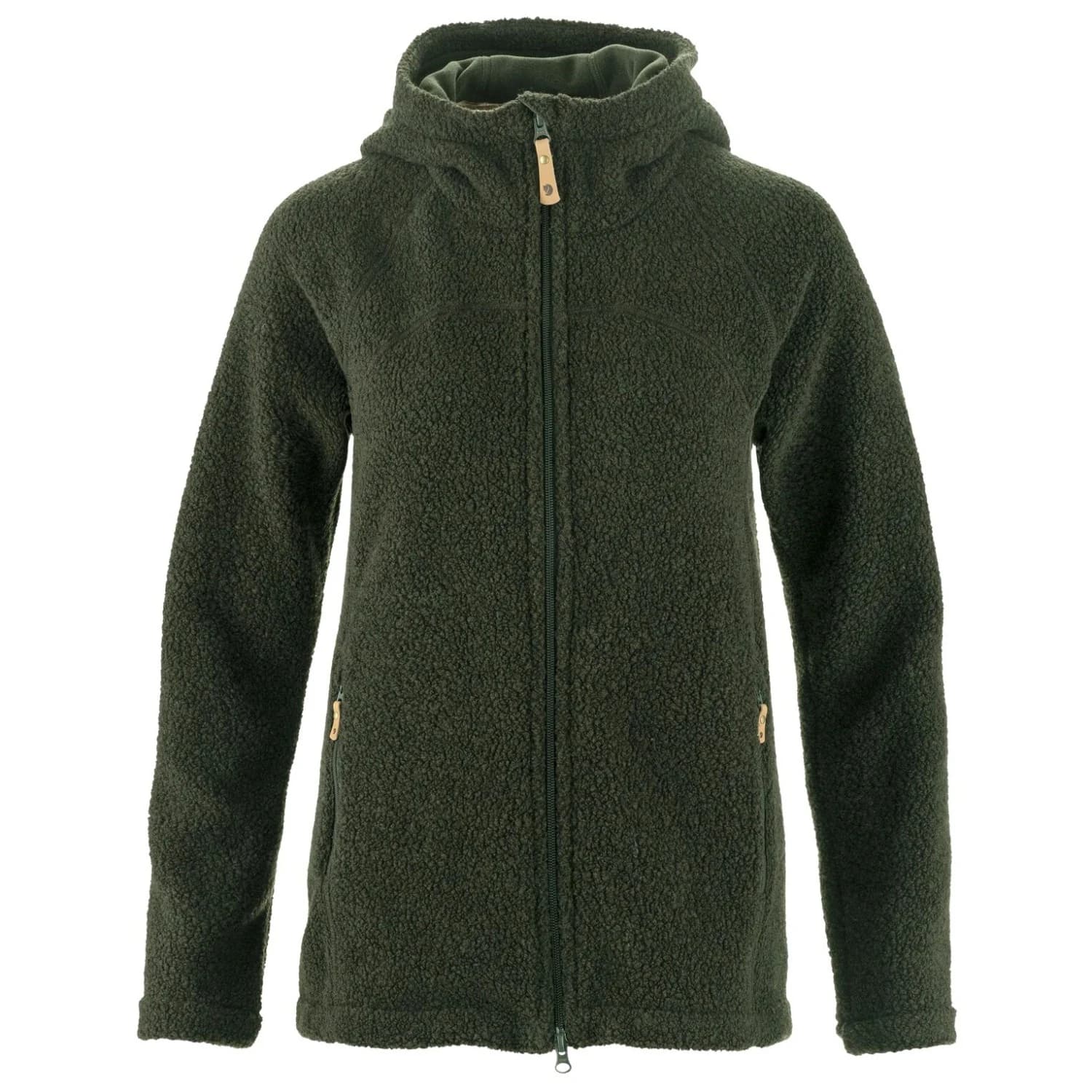 Дамско вълнено яке Fjällräven Women's Kaitum Fleece Merino jacket - Deep Forest
