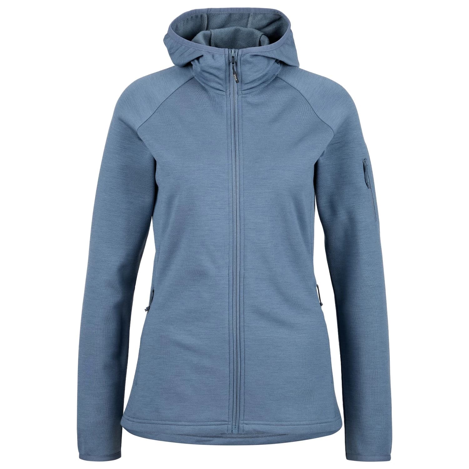 Дамско вълнено яке Stoic Women's MerinoFleece270 KuolpaLightSt. Zip Hoody Merino hoodie - Ocean Blue