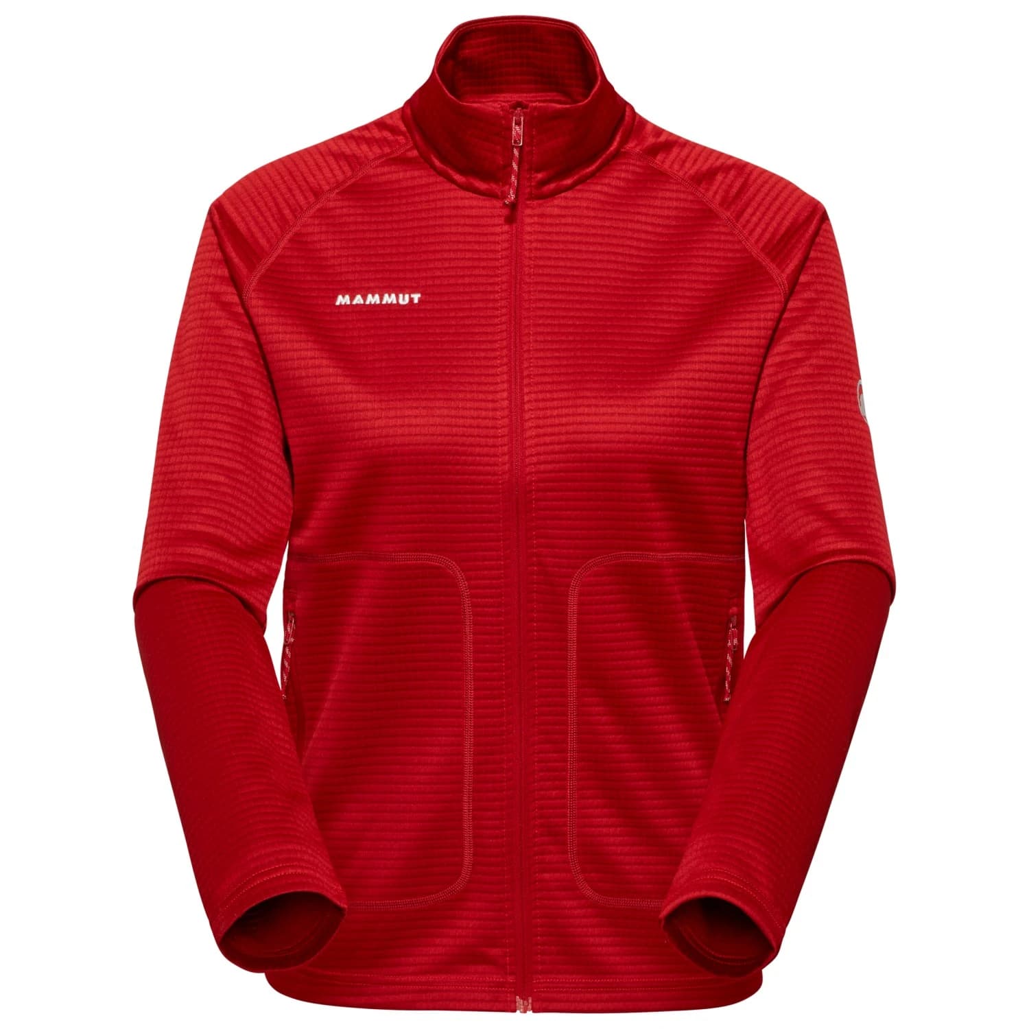 Дамско поларено яке Mammut Women's Crag ML Jacket Fleece jacket - Dark Mammut Red