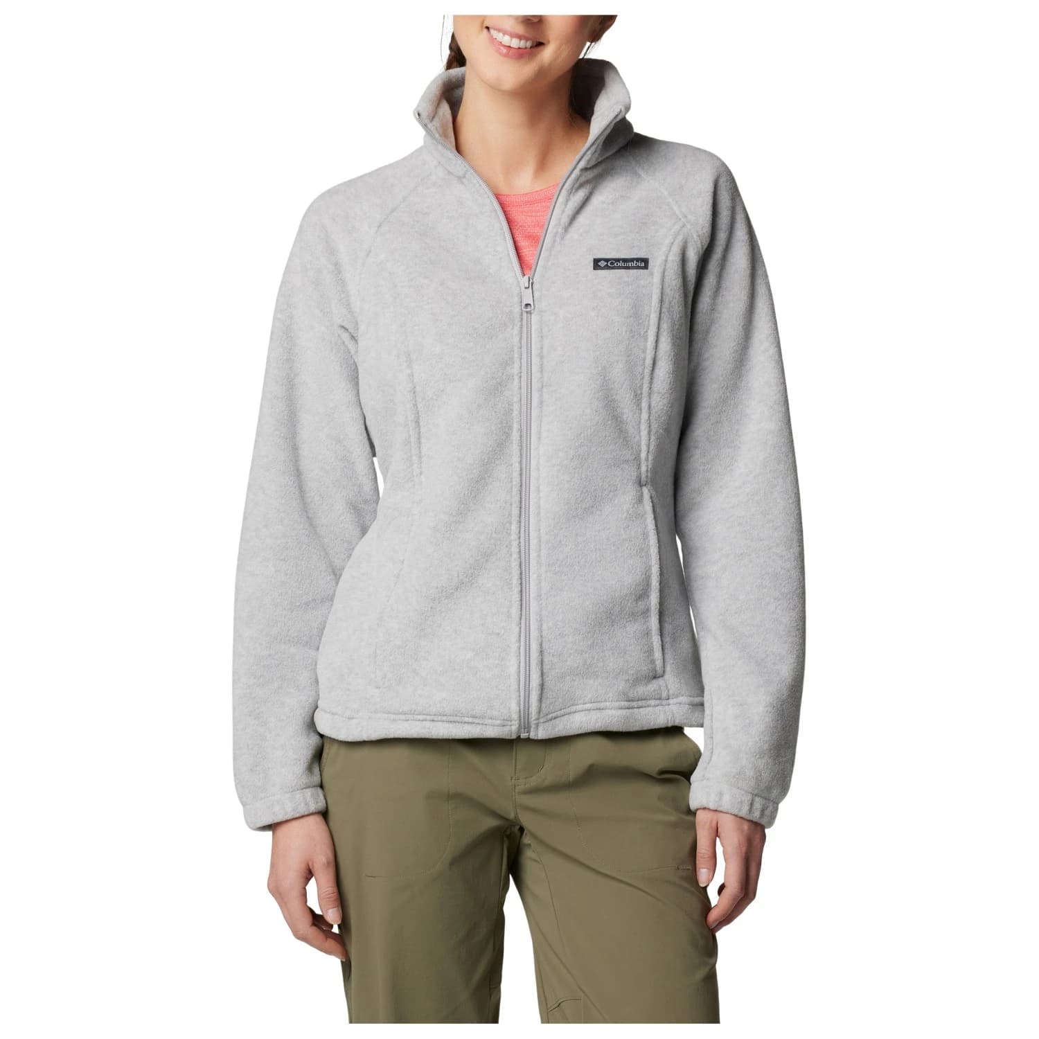 Дамско поларено яке Columbia Women's Benton Springs Full Zip Fleece jacket - Cirrus Grey Heather