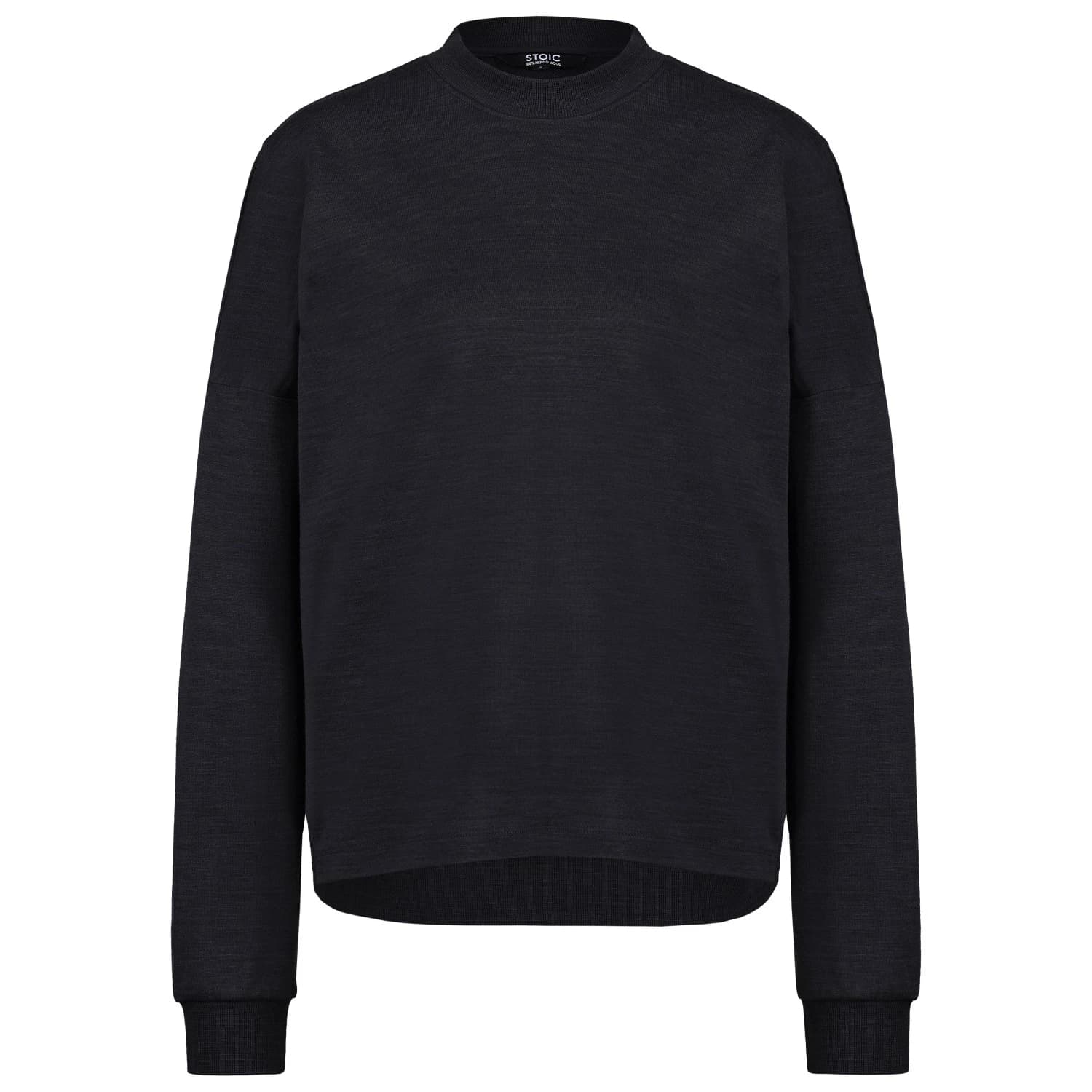 Дамски вълнен пуловер Stoic Women's MerinoTerry250 BaraSt. Pullover Merino jumper - Black