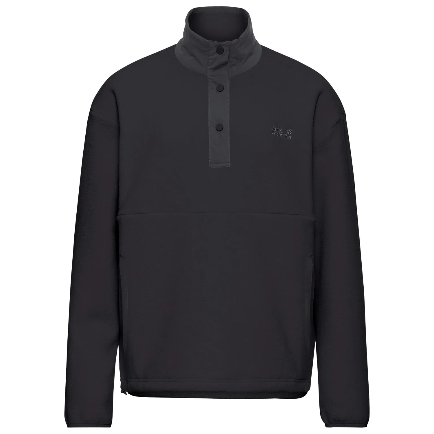 Дамски поларен пуловер Jack Wolfskin Women's Sumetro Halfzip Fleece jumper - Black