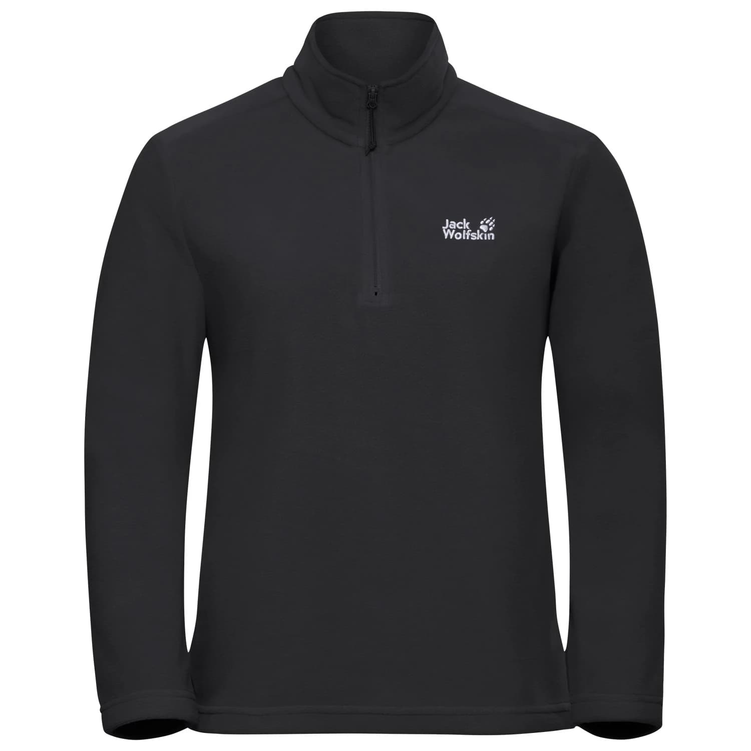 Дамски поларен пуловер Jack Wolfskin Women's Taunus 100 Halfzip Fleece jumper - Black