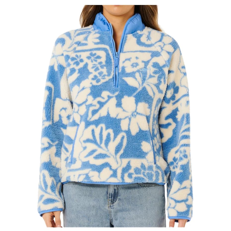 Дамски поларен пуловер Rip Curl Women's Party Pack Polar Fleece Fleece jumper - Blue