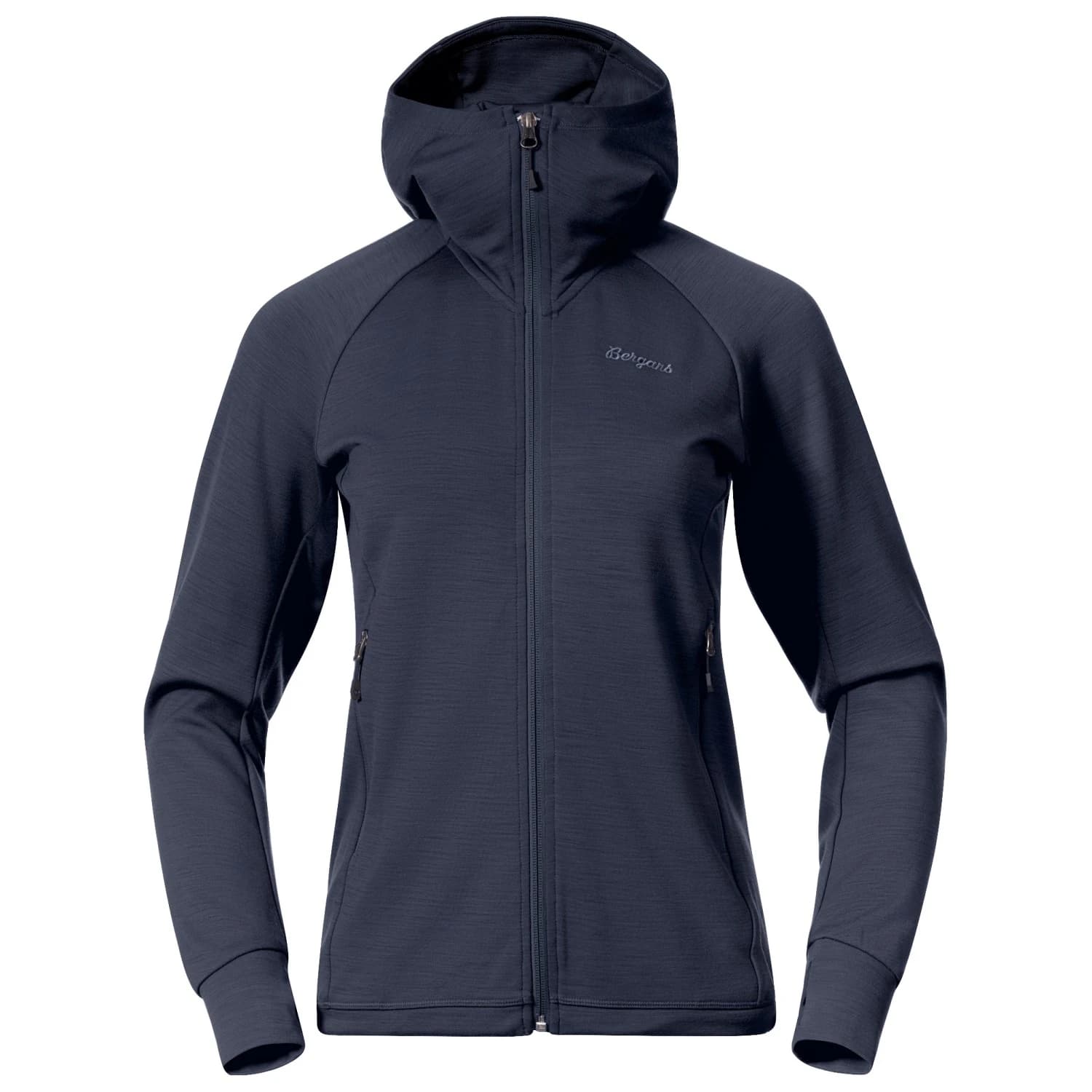 Дамско вълнено яке Bergans Women's Rabot Merino Tech Midlayer Hoodie Merino hoodie - Navy Blue