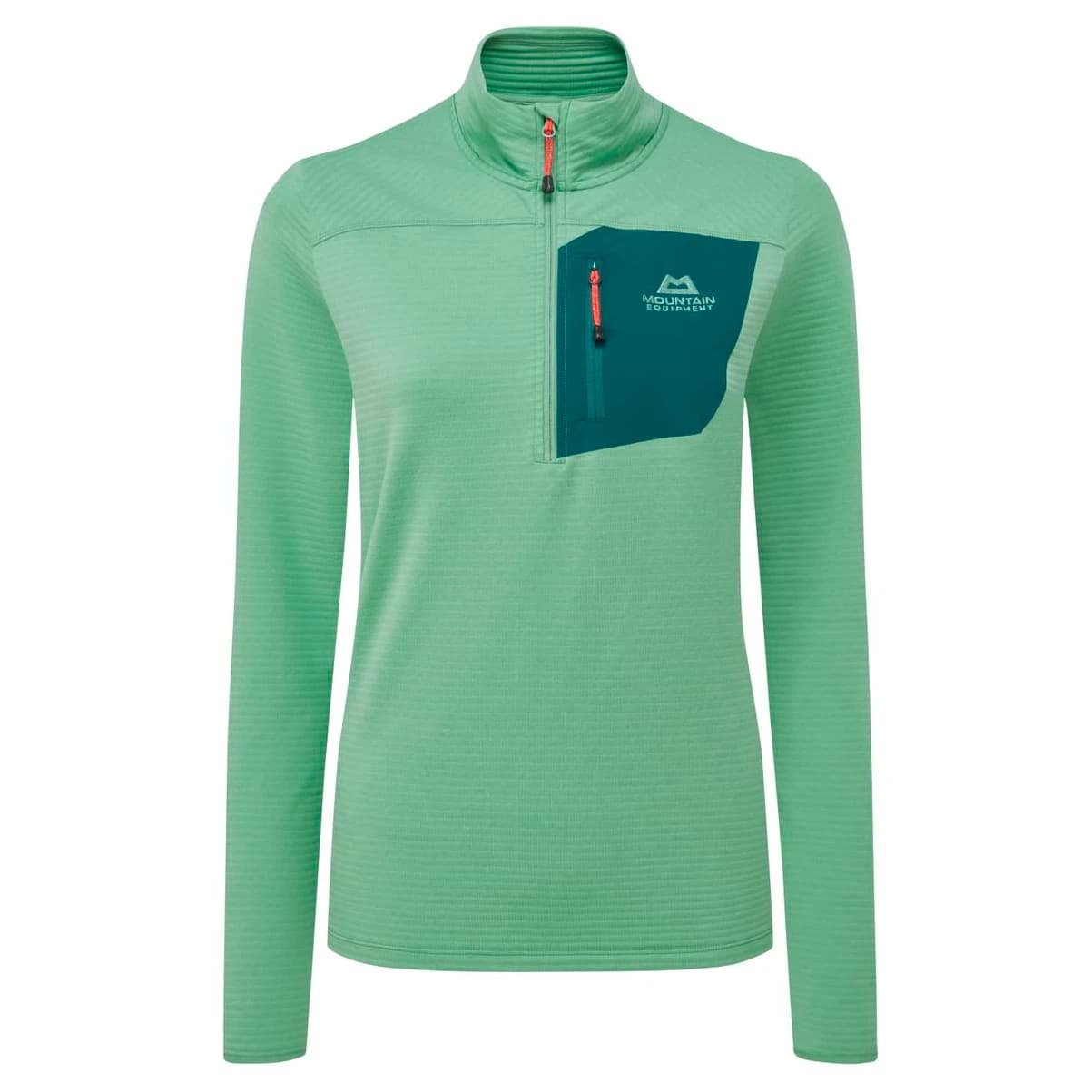 Дамско поларено яке Mountain Equipment Women's Lumiko Hooded Jacket Fleece jacket - Lichen Green / Deep Teal