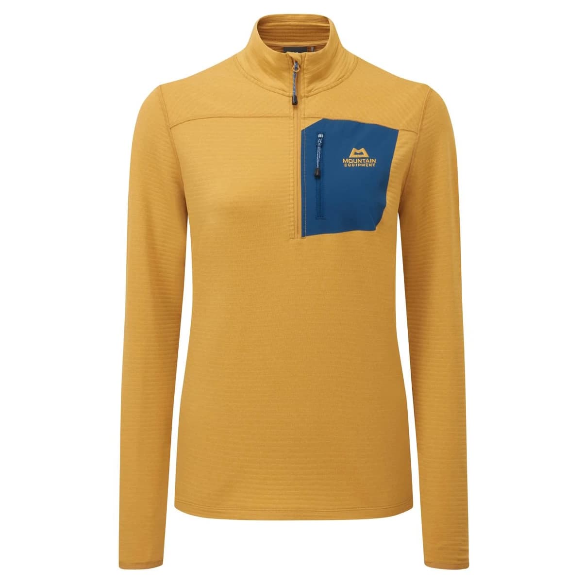 Дамски поларен пуловер Mountain Equipment Women's Lumiko Zip-T Fleece jumper - Butterscotch / Maj