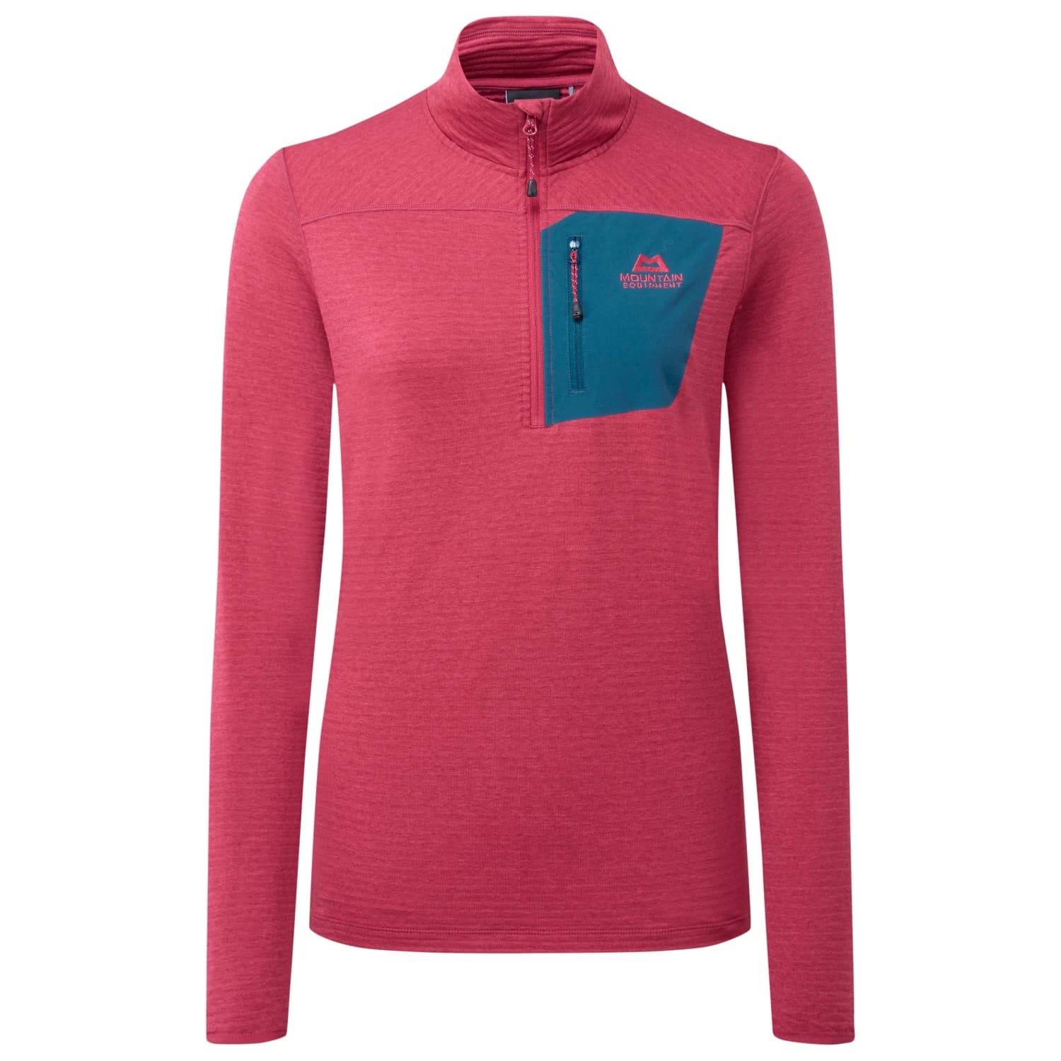 Поларен пуловер Mountain Equipment Women's Lumiko Zip-T Fleece jumper - Maroon / Majolica