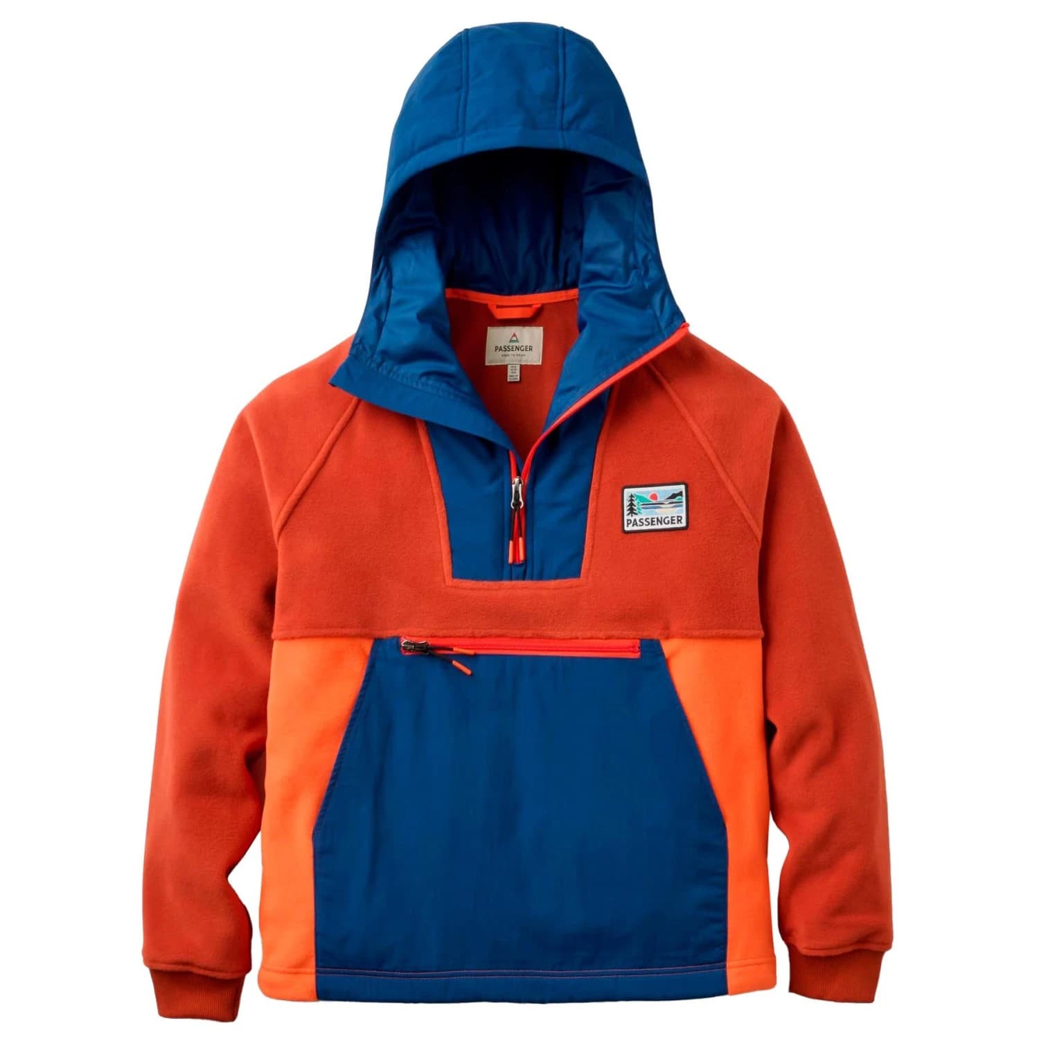 Поларен пуловер Passenger Women's Alexander 3.0 Recycled Hooded Polar Fleece Fleece jacket - Dark Rust
