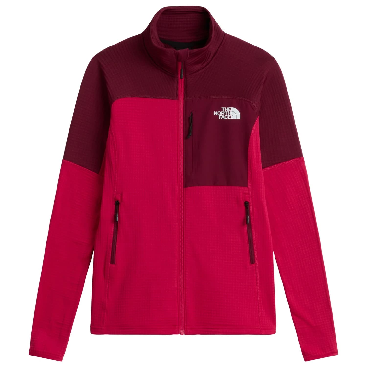 Поларено яке The North Face Women's Polartec Powergrid Stormgap Jacket Fleece jacket - Lali Guran / Burgundy Crush