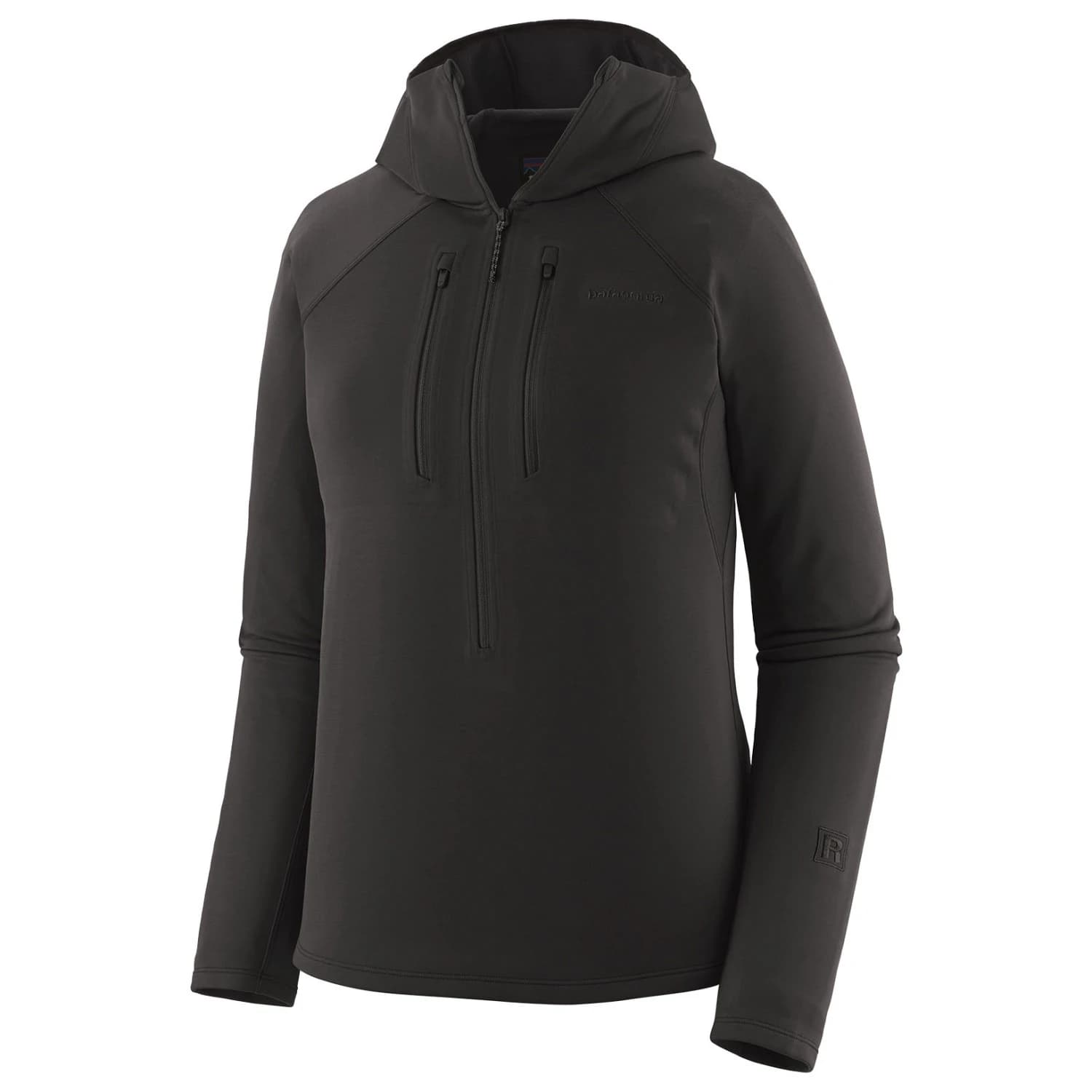 Дамски поларен пуловер Patagonia Women's R1 Ultralight Hoody Fleece jumper - Black