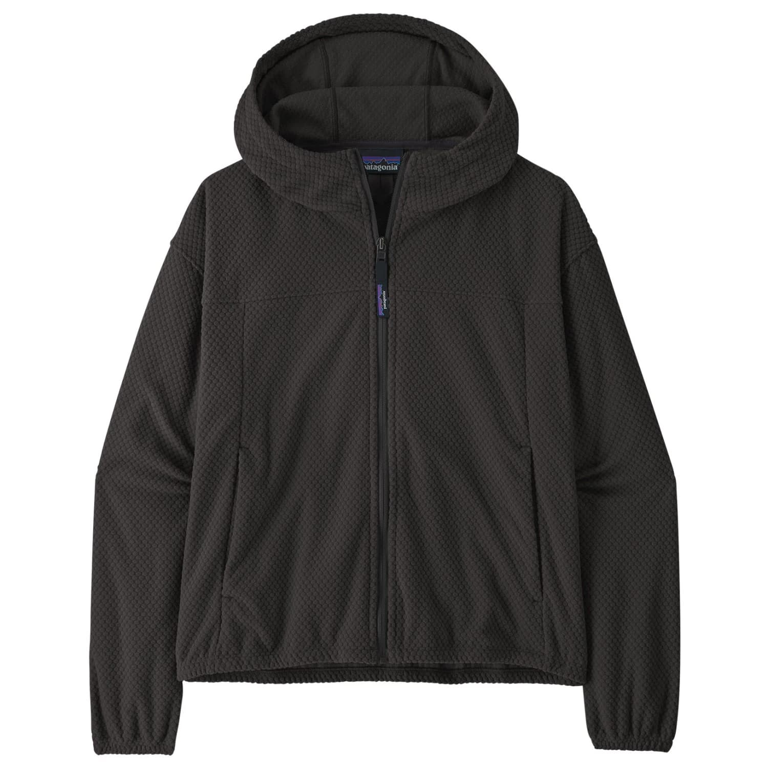 Дамско поларено яке Patagonia Women's Textured Fleece Hoody Fleece jacket - Black