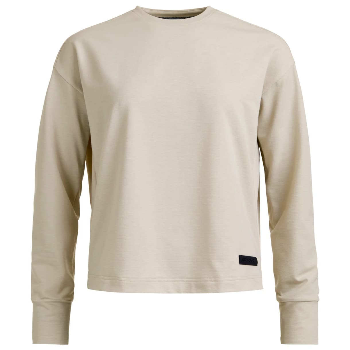 Дамски поларен пуловер Ortovox Women's Affinity Crew Neck Fleece jumper - White Tea