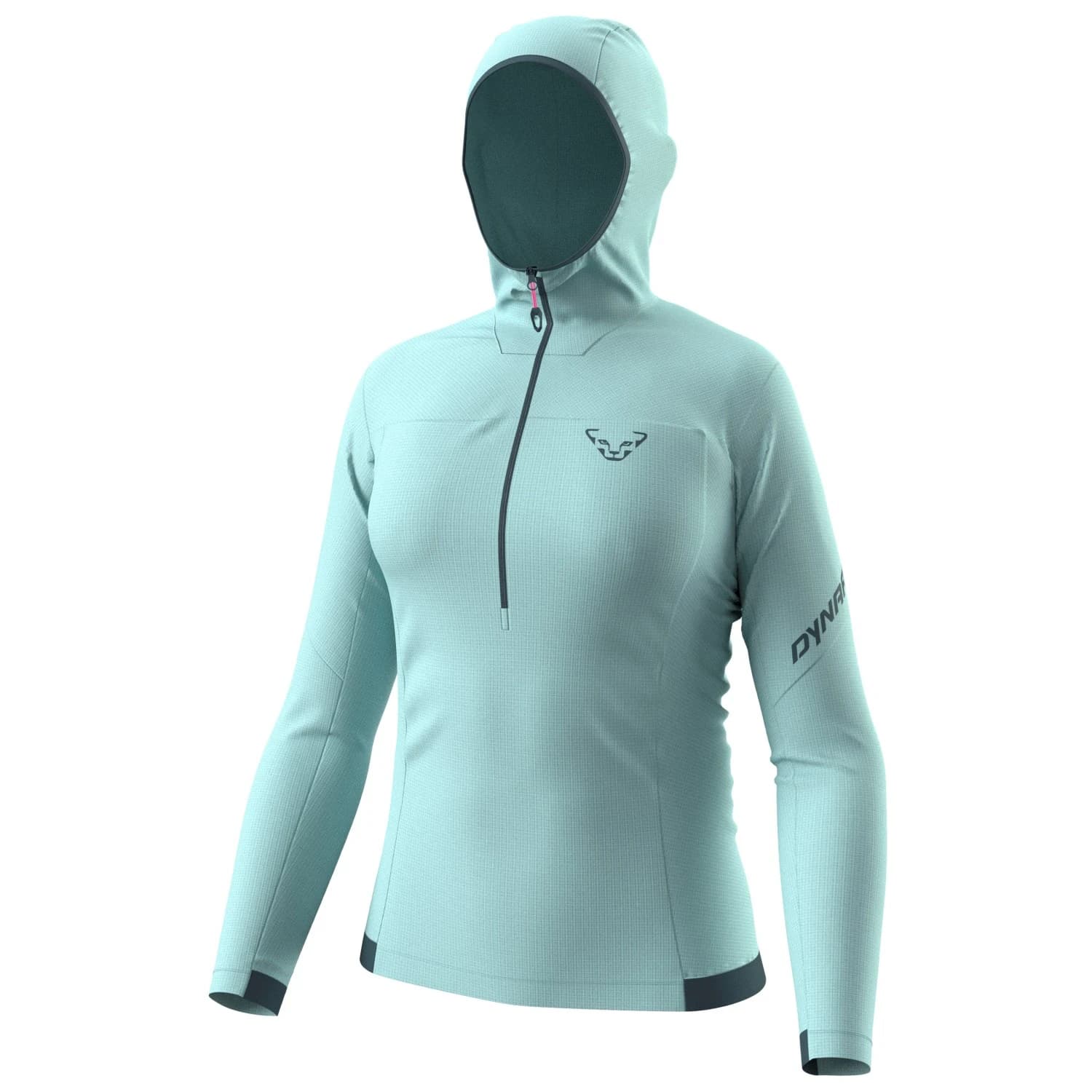 Дамски поларен пуловер Dynafit Women's Traverse Thermal 1/2 Zip Fleece jumper - Cloud Blue