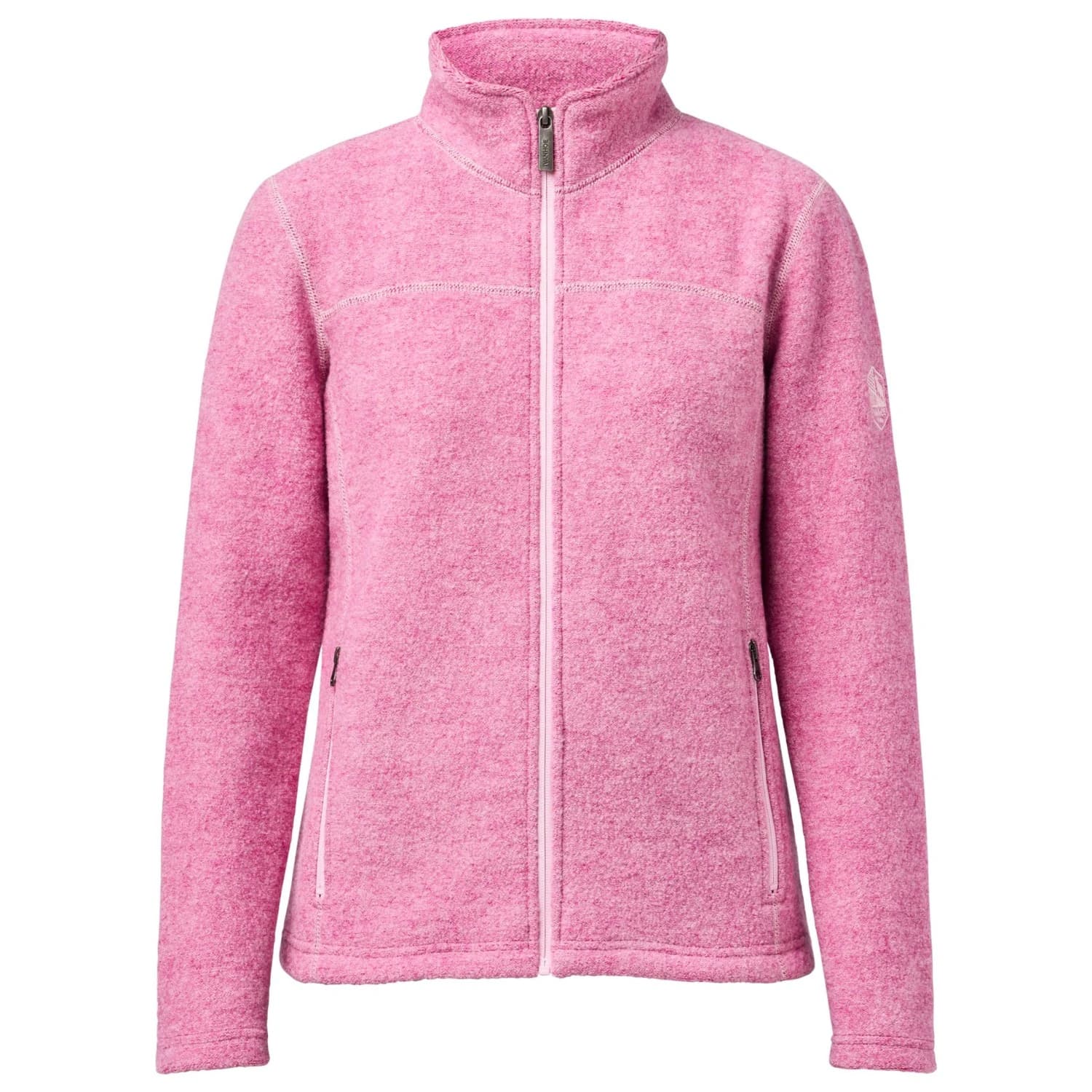 Дамско вълнено яке Ivanhoe of Sweden Women's Beata Full Zip Wool jacket - Fuchsia Pink