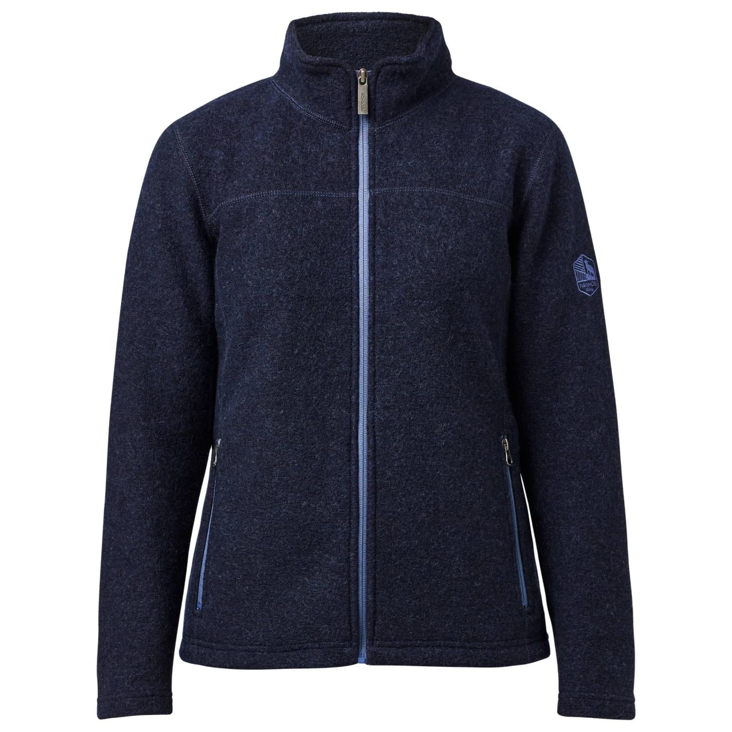 Дамско вълнено яке Ivanhoe of Sweden Women's Beata Full Zip Wool jacket - Light Navy