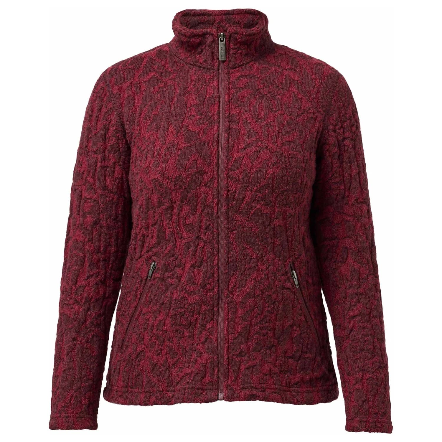 Вълнено яке Ivanhoe of Sweden Women's Tuva Jaquard Wool jacket - Deep Red