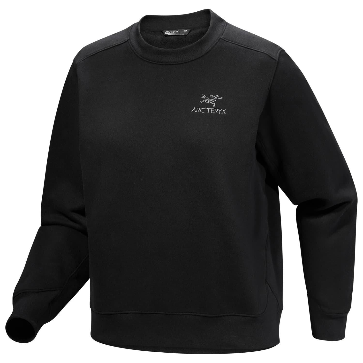 Дамски поларен пуловер Arc'teryx Women's Emblem Fleece Crew Fleece jumper - Black