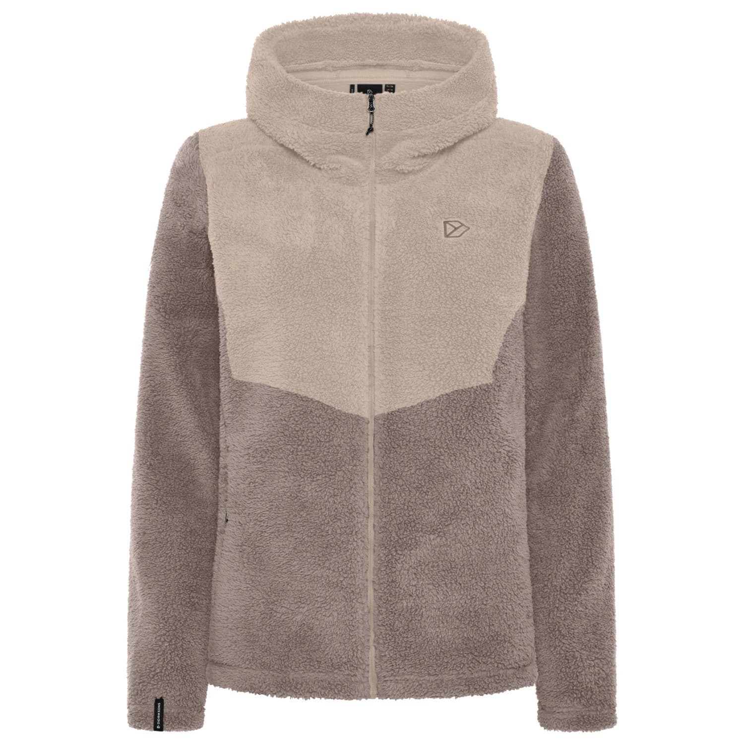 Поларено яке Didriksons Women's Anine Fullzip Fleece jacket - Beach Beige