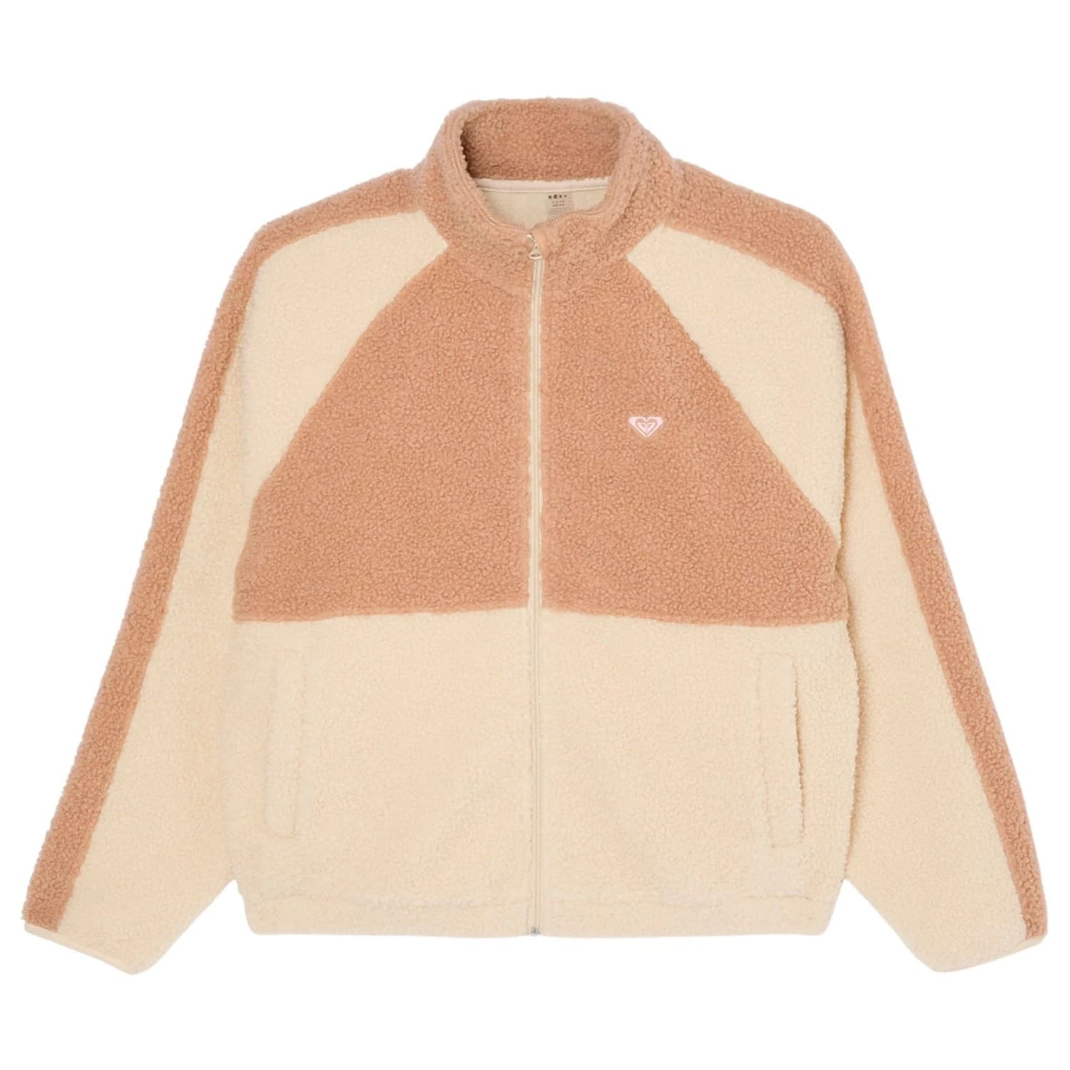 Дамско поларено яке Roxy Women's Boundless Spirit Solid Zip Fleece jacket - Biscotti