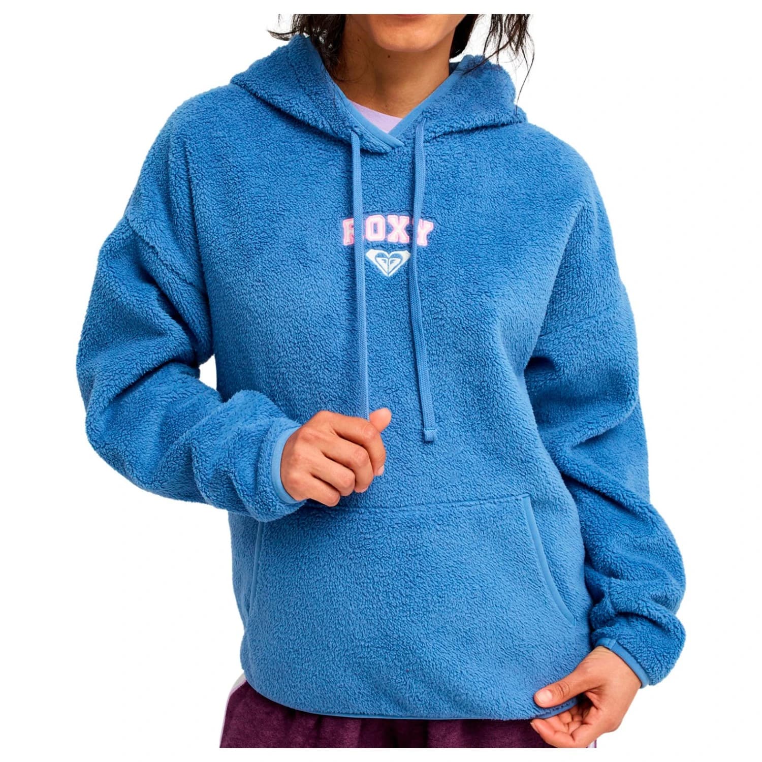 Дамски поларен пуловер Roxy Women's Cool Calling Fleece jumper - Dutch Blue