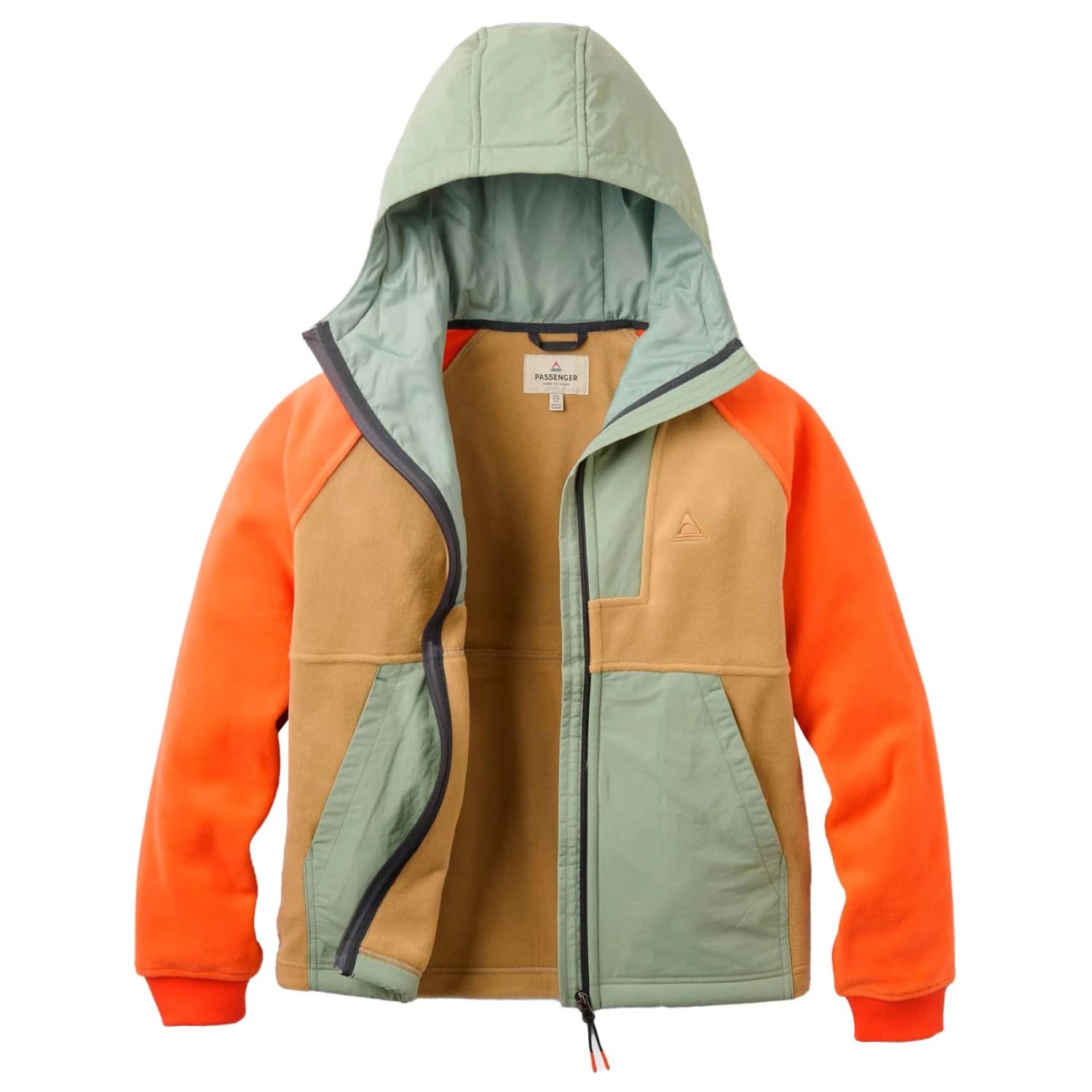 Дамско поларено яке Passenger Women's Alexander Recycled Full Zip Polar Fleece Fleece jacket - Biscuit