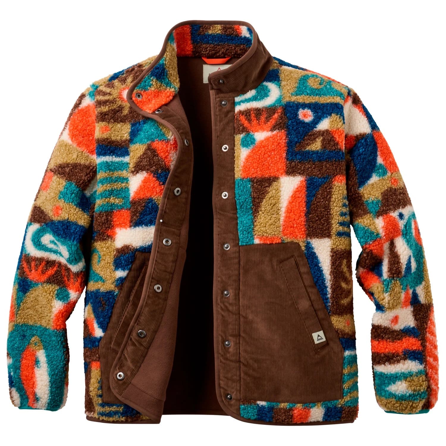 Поларено яке Passenger Women's Clover Recycled Sherpa Fleece Jacket - Lost On Purpose Pacific Green