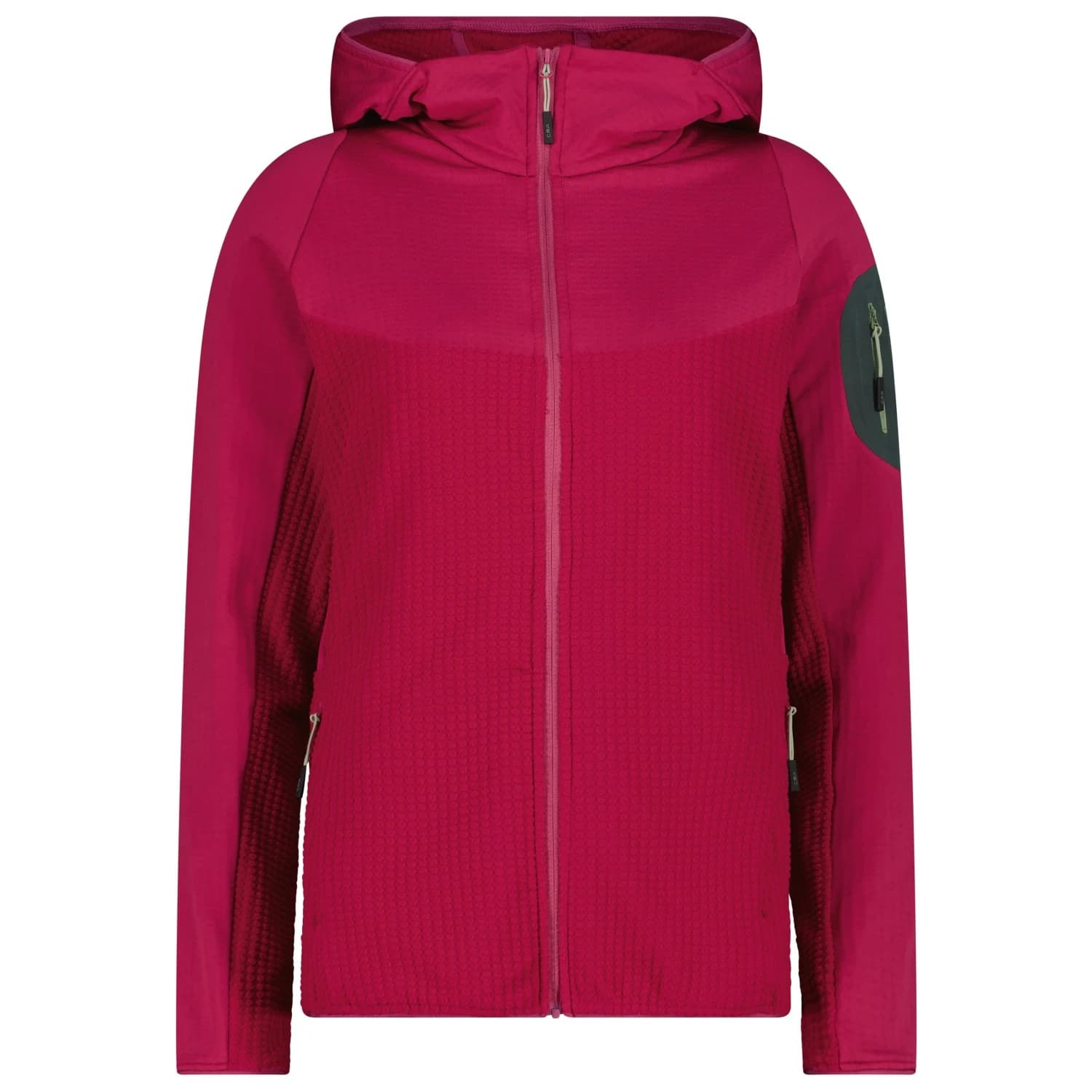 Поларено яке CMP Women's Jacket Fix Hood 36G1226 Fleece jacket - Amaranto