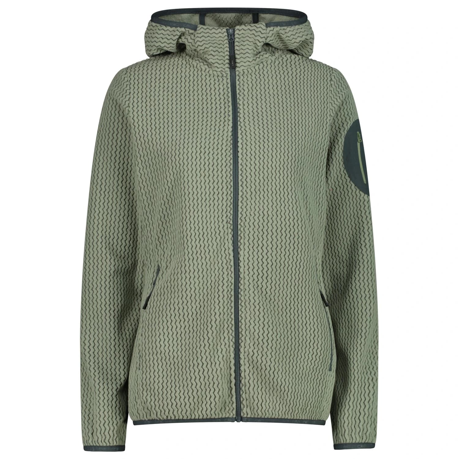 Дамско поларено яке CMP Women's Jacket Fix Hood 36H1286 Fleece jacket - Green Tea