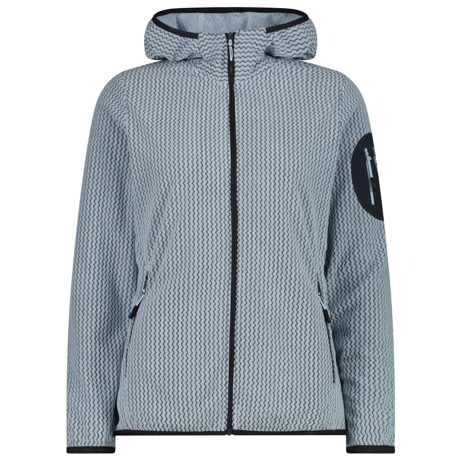 Дамско поларено яке CMP Women's Jacket Fix Hood 36H1286 Fleece jacket - Sky