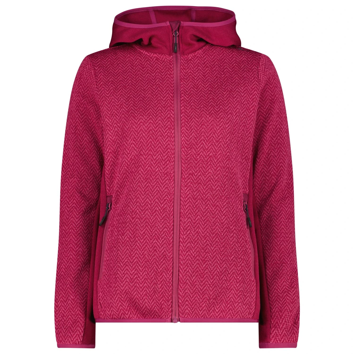 Поларено яке CMP Women's Jacket Fix Hood 36H2676 Fleece jacket - Amaranto