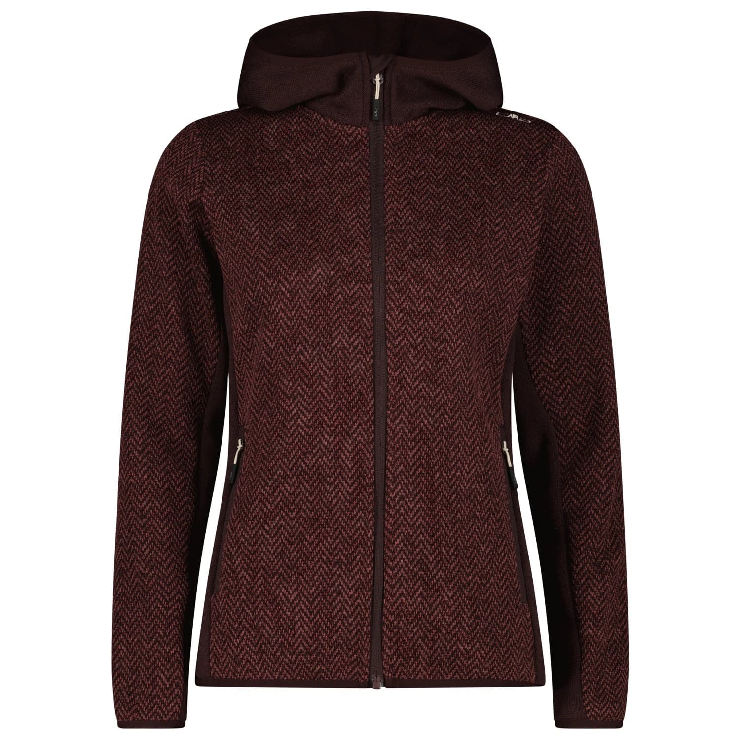 Поларено яке CMP Women's Jacket Fix Hood 36H2676 Fleece jacket - Black Berry