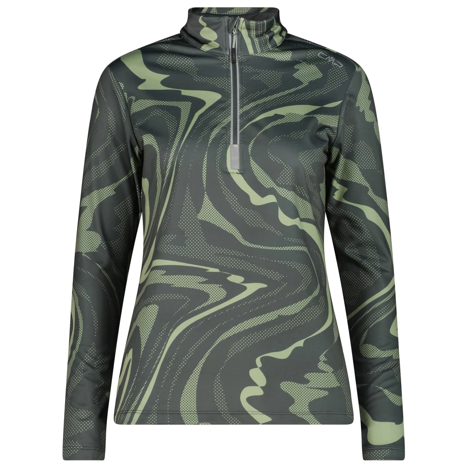 Поларен пуловер CMP Women's Sweat 36L1406 Fleece jumper - Jungle / Green Tea