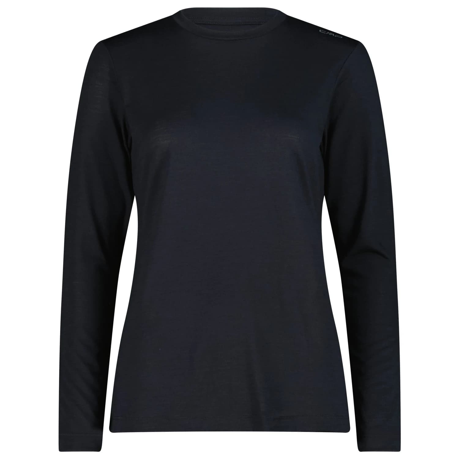 Дамски вълнен пуловер CMP Women's T-Shirt 36N1926 Merino longsleeve - Antracite