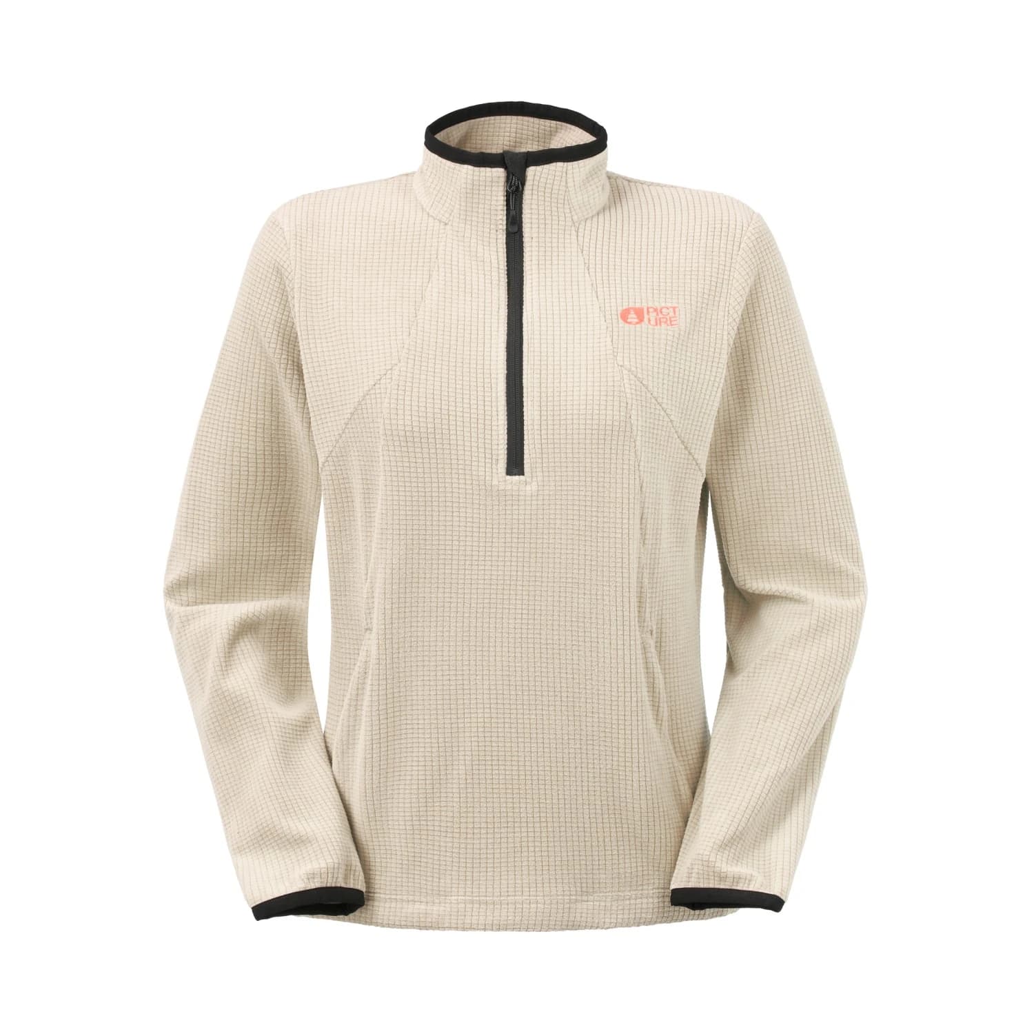 Дамски поларен пуловер Picture Women's Weavy 1/4 Grid Fleece Fleece jumper - Pure Cashmere