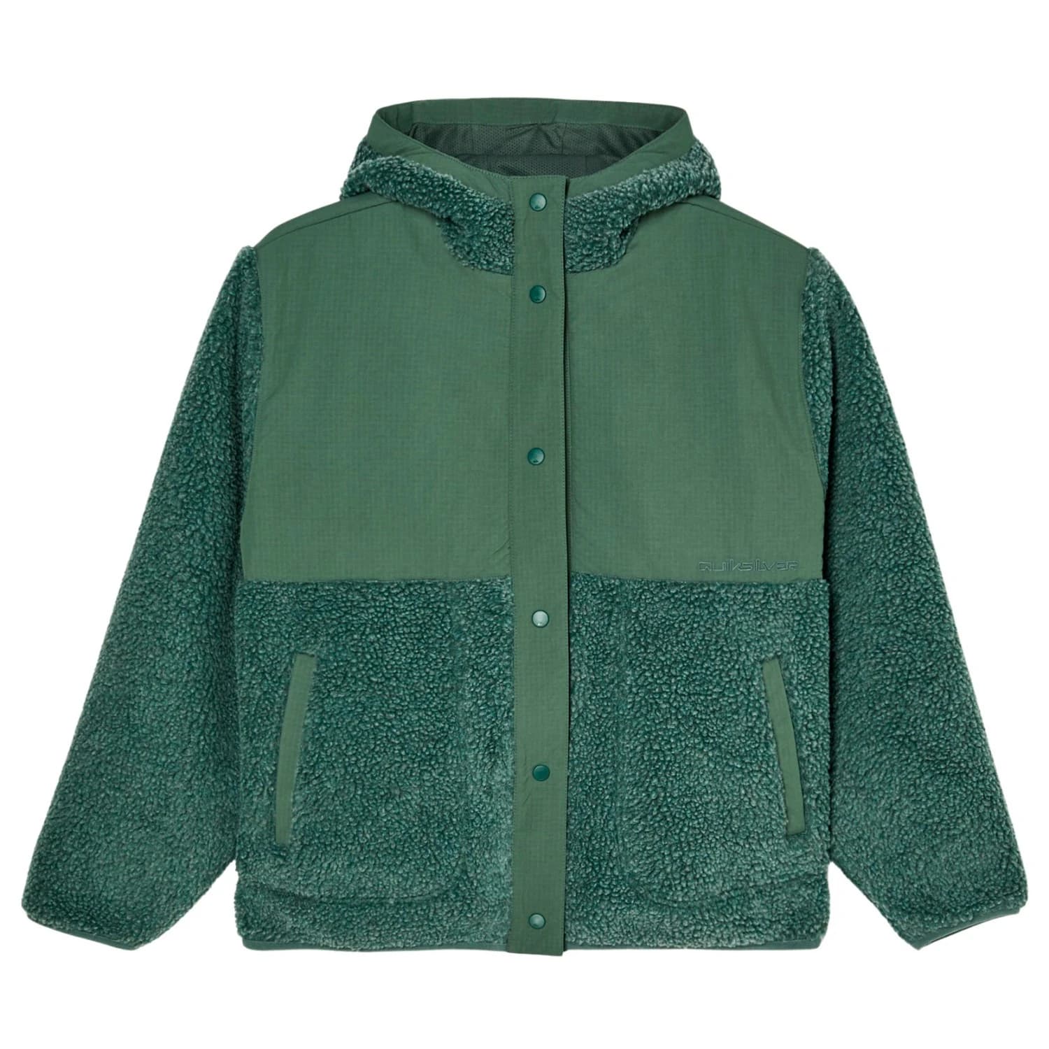 Поларено яке Quiksilver Women's Honolua Blocked Jacket Fleece jacket - Forest