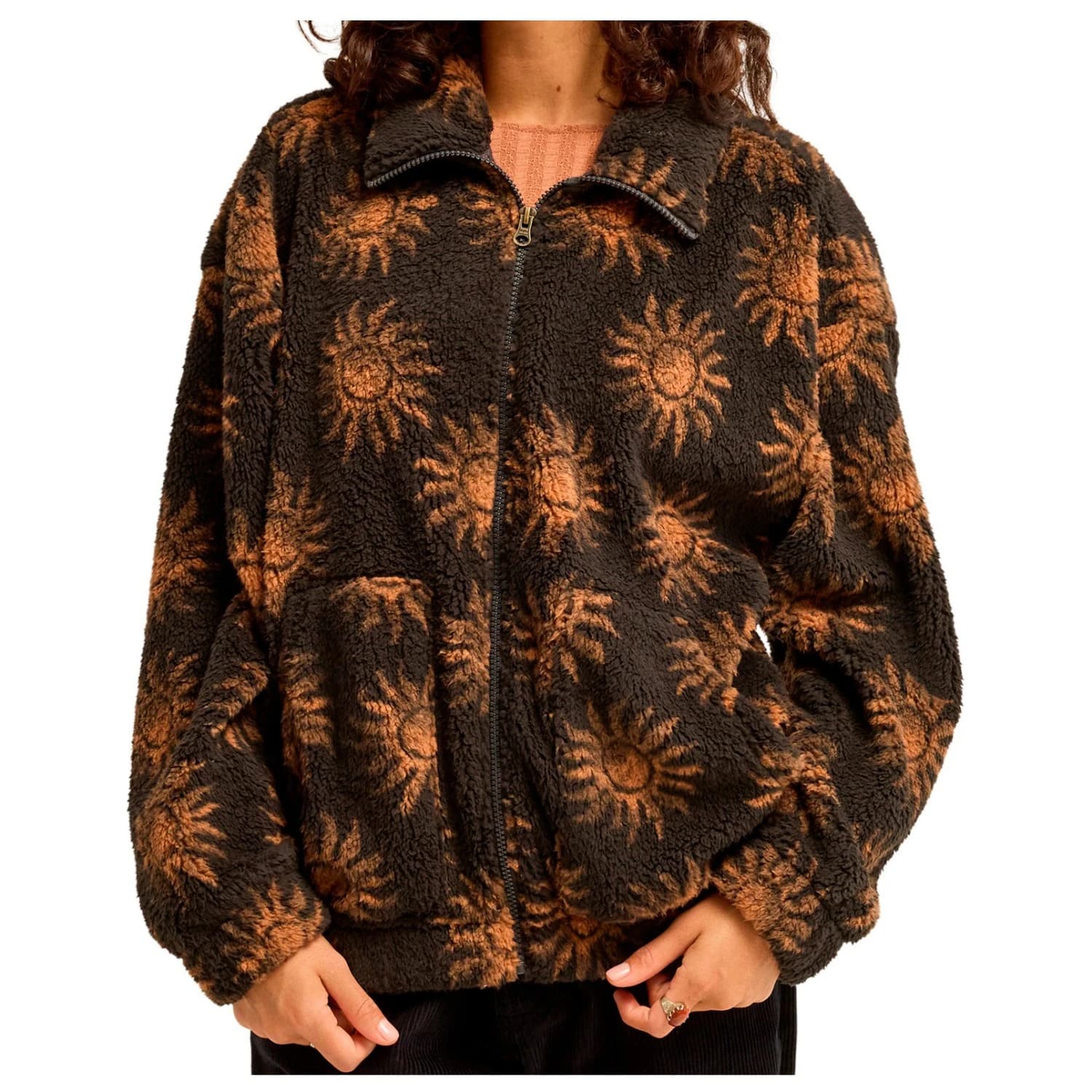 Дамско поларено яке Billabong Women's First Light Fleece jacket - Black Sands