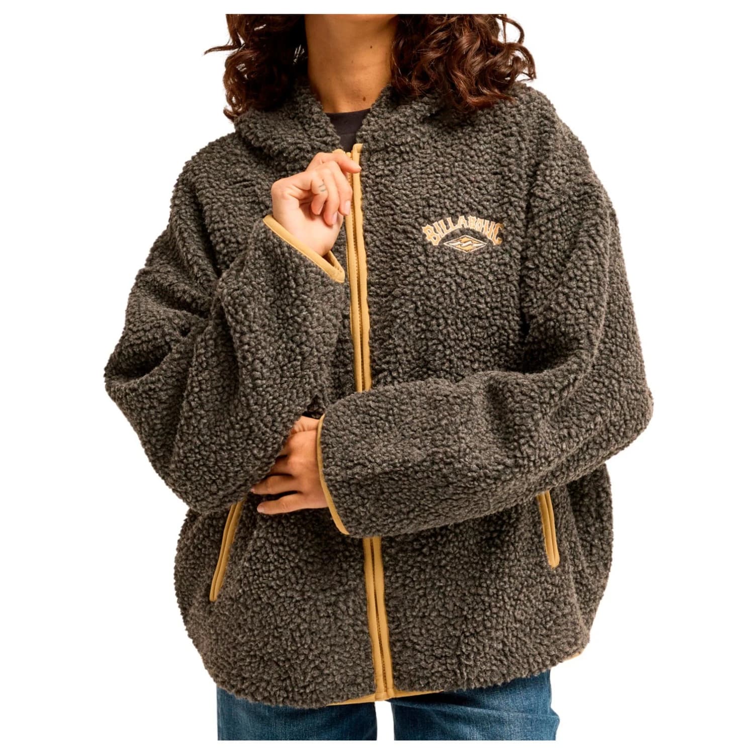 Поларено яке Billabong Women's Light Wind Fleece jacket - Black Pebble