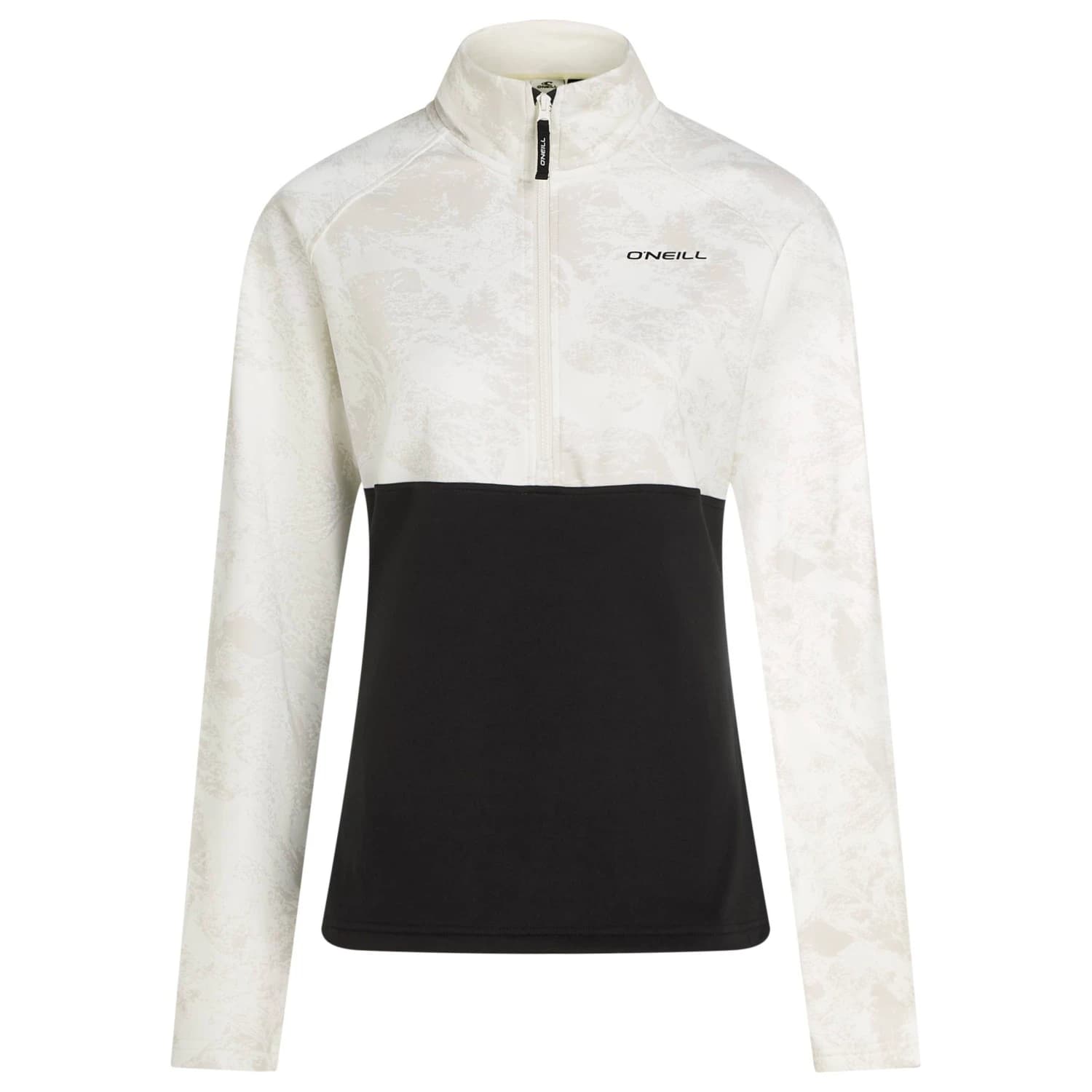 Поларен пуловер O'Neill Women's FWC'Cruz Printed Half Zip Fleece jumper - White Mountain Landscape