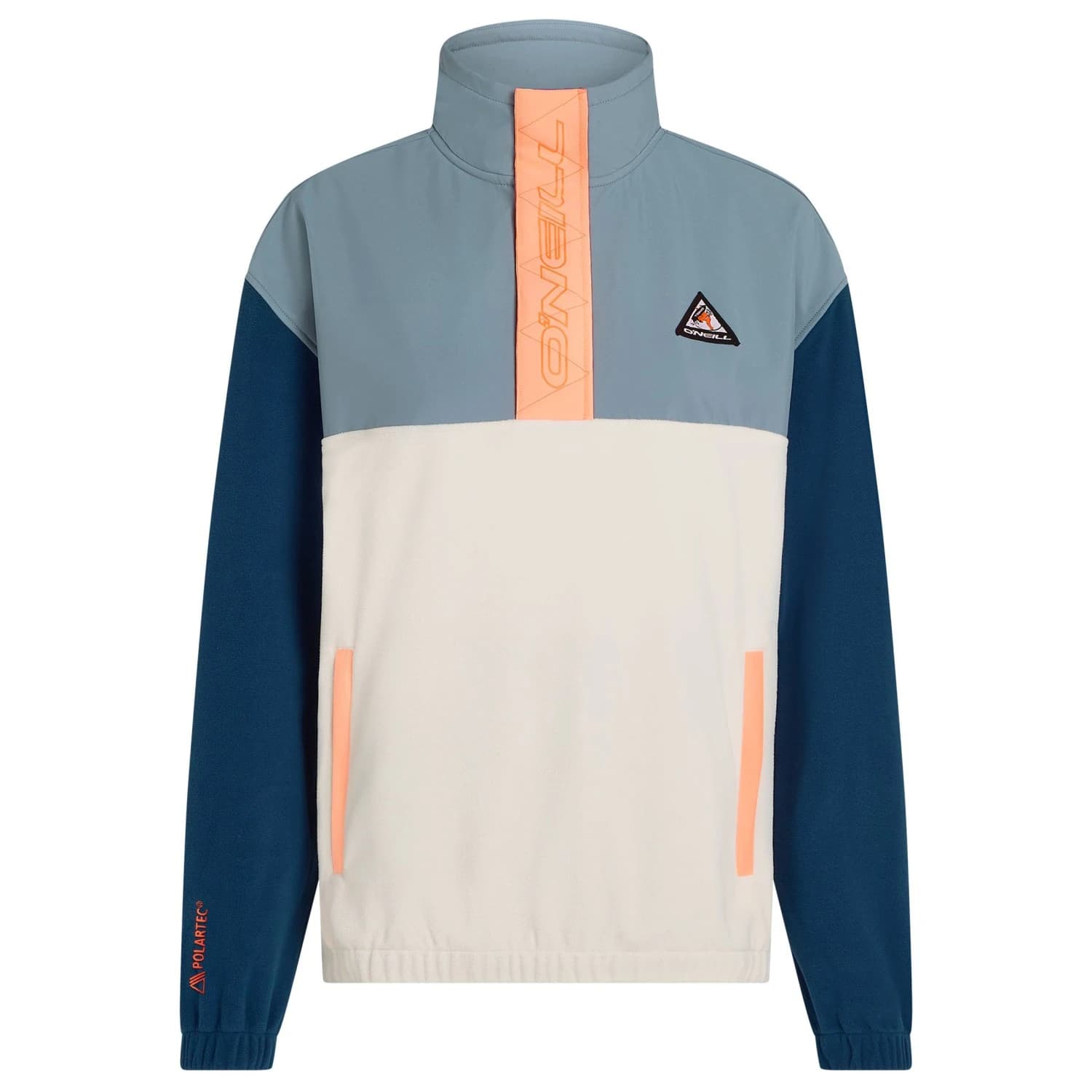 Поларен пуловер O'Neill Women's FWC'Play Polartec Half Zip Fleece jumper - Murky Water Colour Block