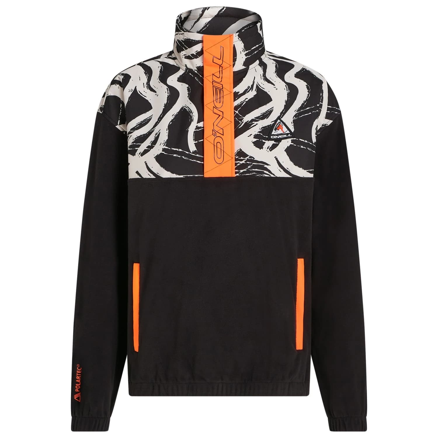 Поларен пуловер O'Neill Women's FWC'Play Polartec Half Zip Fleece jumper - White Snowtracks