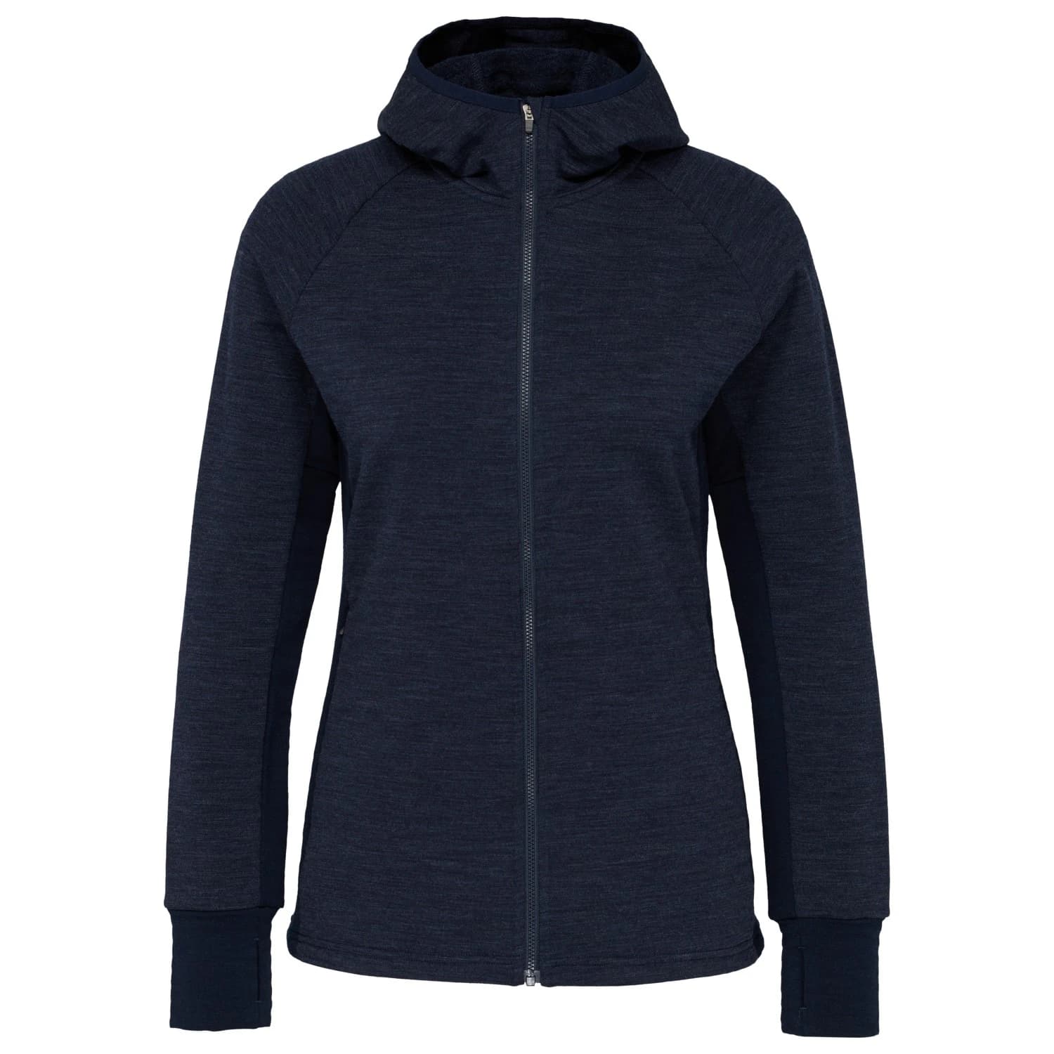 Вълнено яке Stoic Women's MerinoFleece260 FlenSt. II Zip Hoody Merino hoodie - Dark Navy Melange / Dark Navy II