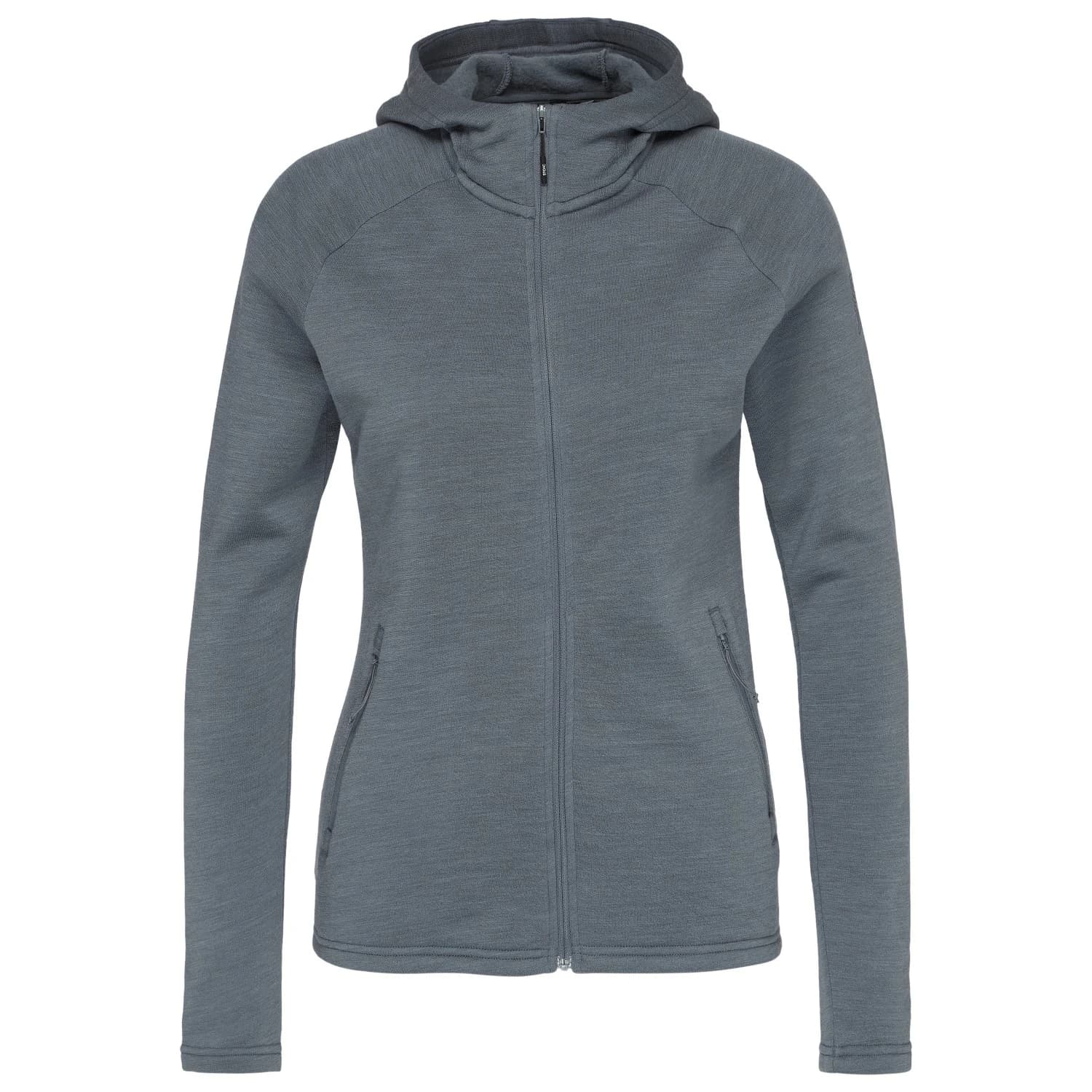 Вълнено яке Stoic Women's MerinoFleece240 ForseSt. Zip Hoody Merino hoodie - Ink Grey / Melange