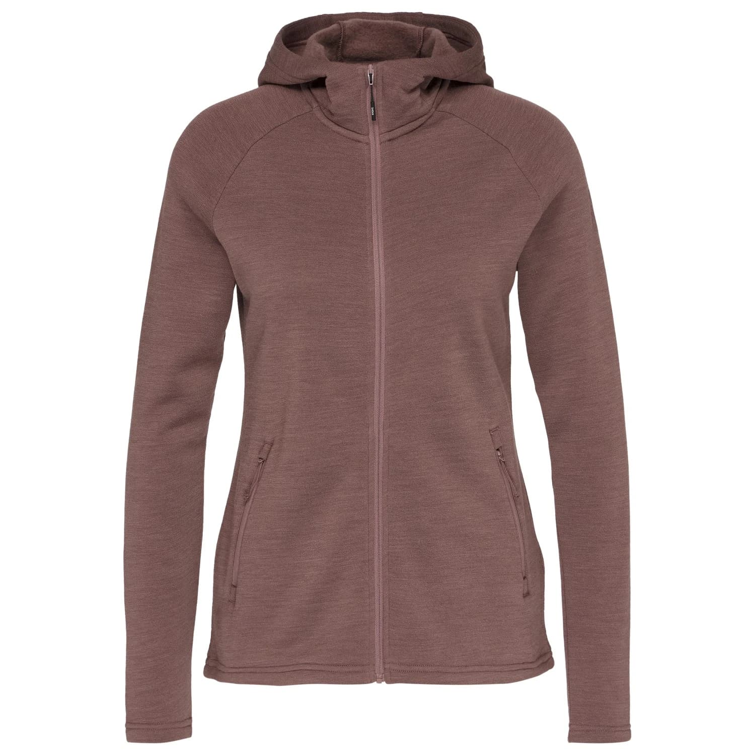 Вълнено яке Stoic Women's MerinoFleece240 ForseSt. Zip Hoody Merino hoodie - Rosewood Melange