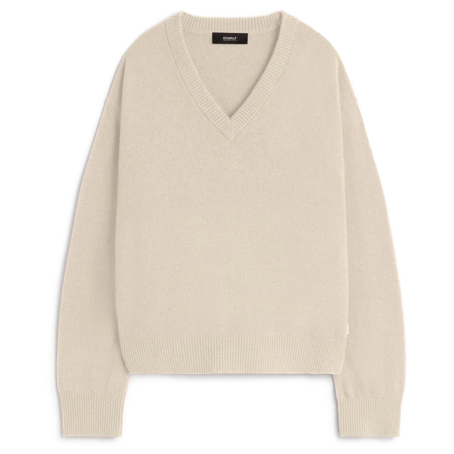 Вълнен пуловер Ecoalf Women's Haro Knit Wool jumper - Bone Melange