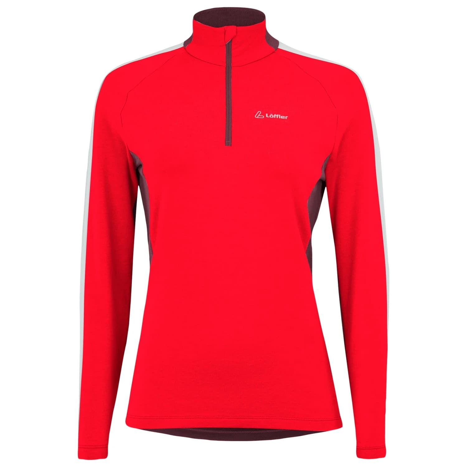 Поларен пуловер Löffler Women's Midlayer Racing Transtex Fleece jumper - Red