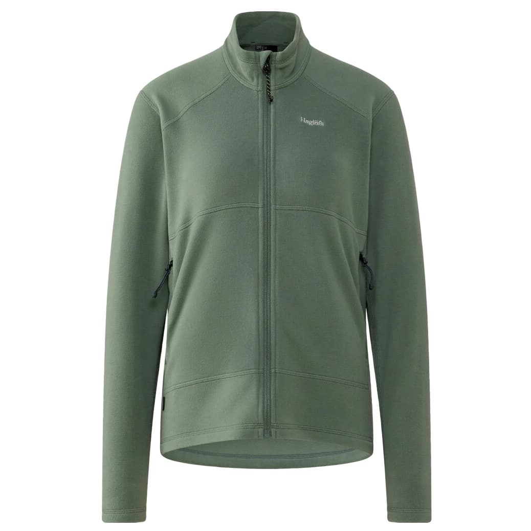 Дамско поларено яке Haglöfs Women's Buteo Mid II Jacket Fleece jacket - Chlorophyll Green