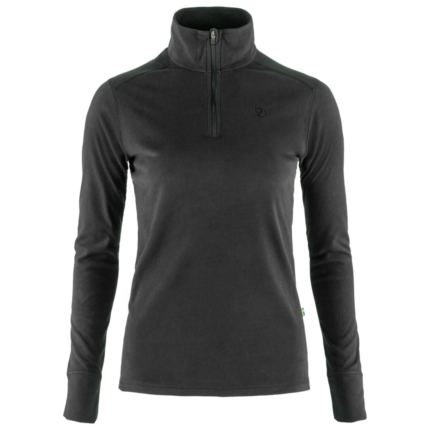 Дамски поларен пуловер Fjällräven Women's Skare Half Zip Fleece jumper - Dark Grey