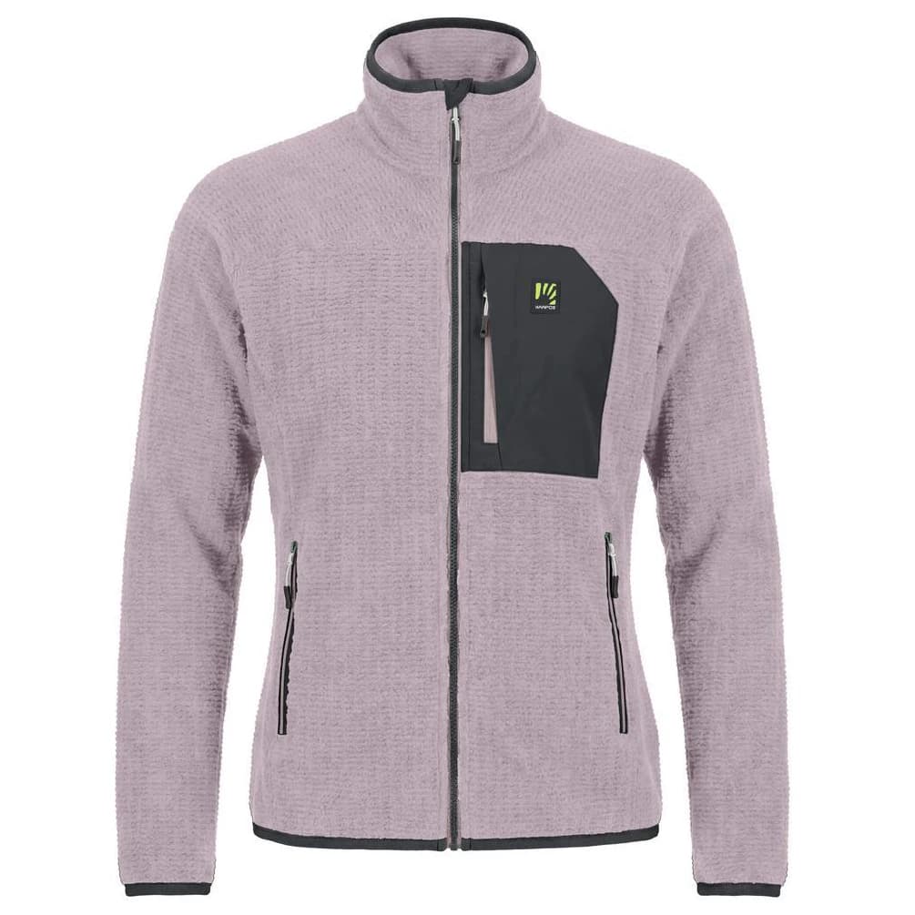 Дамско поларено яке Karpos Women's Rocchetta Evo Fleece Fleece jacket - Lilac / Woodl.Gray
