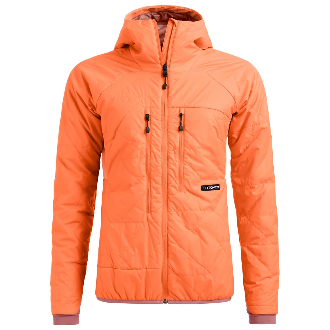 Дамско вълнено яке Ortovox Women's Venet Swisswool 60 Jacket Softshell vest - Faded Tangerine